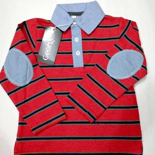 George Red Lines Polo